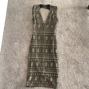 Aztec Slim Midi Dress